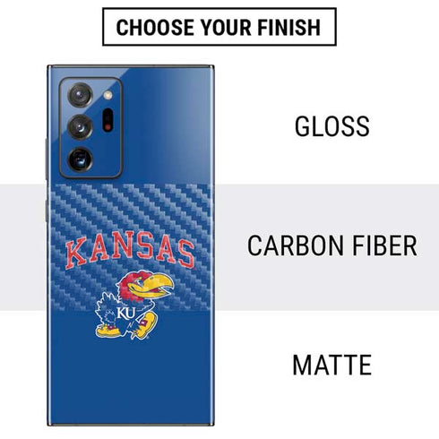 University of Kansas Collegiate Text Galaxy Note20 Ultra 5G Skin