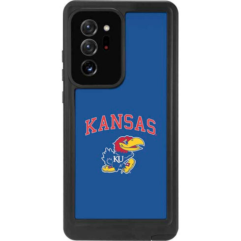 University of Kansas Collegiate Text Galaxy Note20 Ultra 5G Waterproof Case