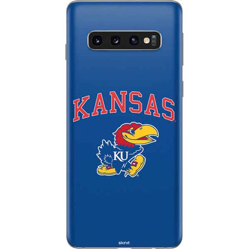 University of Kansas Collegiate Text Galaxy S10 Skin