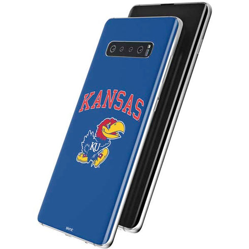 University of Kansas Collegiate Text Galaxy S10 Skin