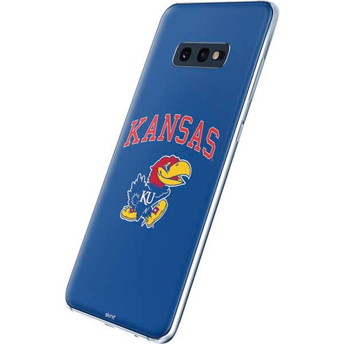 University of Kansas Collegiate Text Galaxy S10e Skin