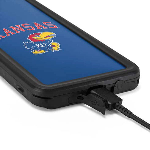 University of Kansas Collegiate Text Galaxy S20 Plus Waterproof Case