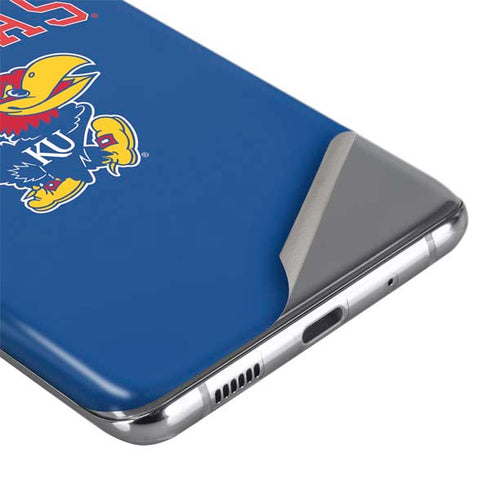 University of Kansas Collegiate Text Galaxy S20 Skin