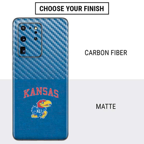 University of Kansas Collegiate Text Galaxy S20 Ultra 5G Skin
