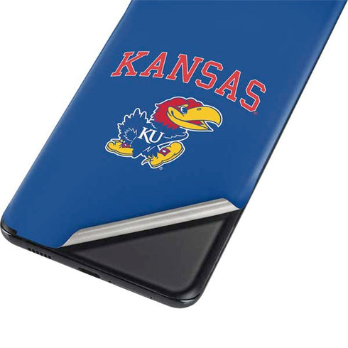 University of Kansas Collegiate Text Galaxy S21 5G Skin