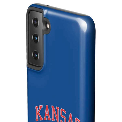 University of Kansas Collegiate Text Galaxy S21 Plus 5G Pro Case