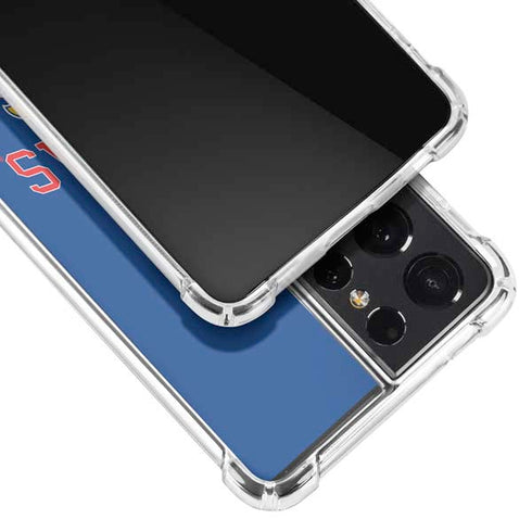 University of Kansas Collegiate Text Galaxy S21 Ultra 5G Clear Case