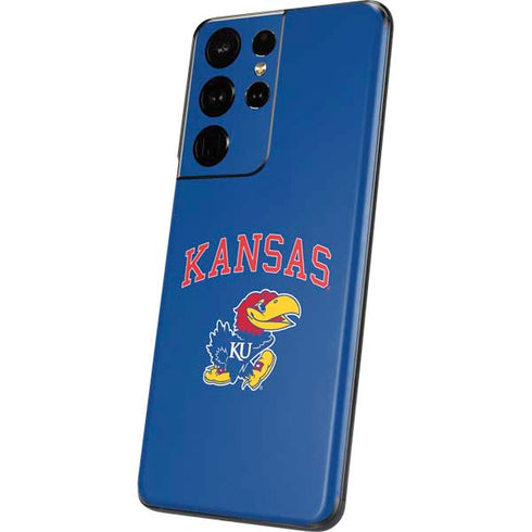 University of Kansas Collegiate Text Galaxy S21 Ultra 5G Skin