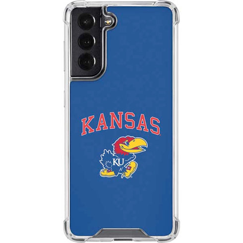 University of Kansas Collegiate Text Galaxy S22 Clear Case