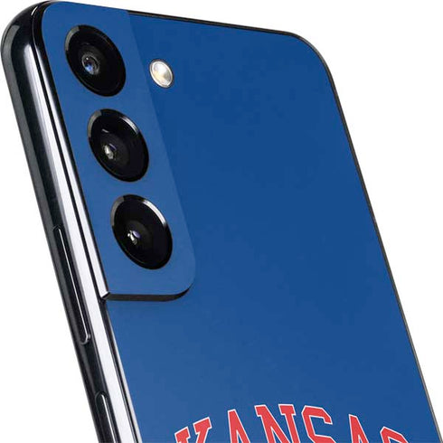 University of Kansas Collegiate Text Galaxy S22 Skin