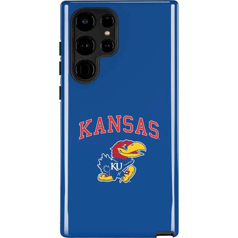University of Kansas Collegiate Text Galaxy S22 Ultra Pro Case