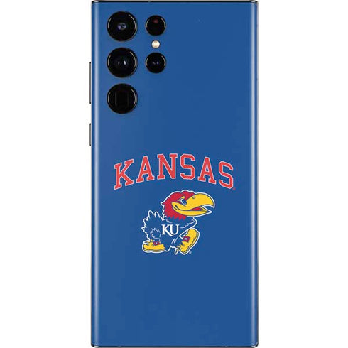 University of Kansas Collegiate Text Galaxy S22 Ultra Skin