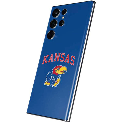 University of Kansas Collegiate Text Galaxy S22 Ultra Skin