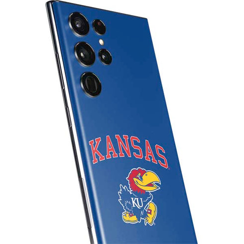 University of Kansas Collegiate Text Galaxy S22 Ultra Skin