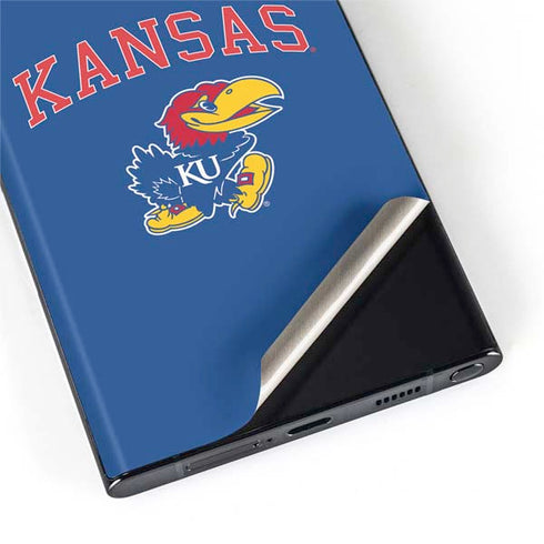University of Kansas Collegiate Text Galaxy S22 Ultra Skin
