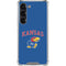 University of Kansas Collegiate Text Galaxy S23 Clear Case