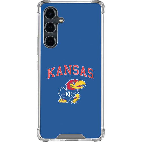 University of Kansas Collegiate Text Galaxy S23 FE Clear Case