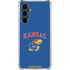 University of Kansas Collegiate Text Galaxy S23 FE Clear Case