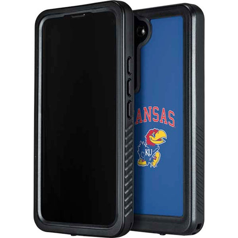 University of Kansas Collegiate Text Galaxy S23 Plus Waterproof Case