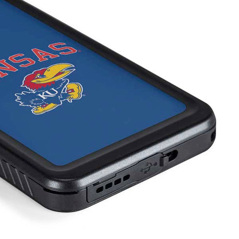 University of Kansas Collegiate Text Galaxy S23 Plus Waterproof Case