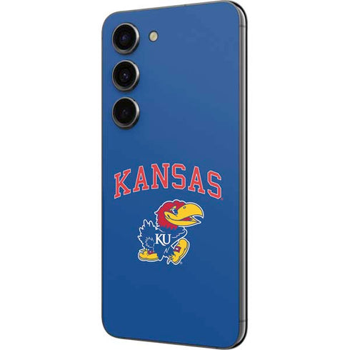 University of Kansas Collegiate Text Galaxy S23 Skin
