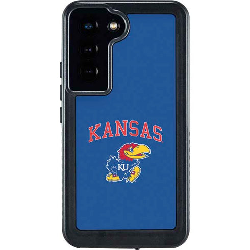 University of Kansas Collegiate Text Galaxy S23 Waterproof Case