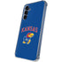 University of Kansas Collegiate Text Galaxy S24 Clear Case