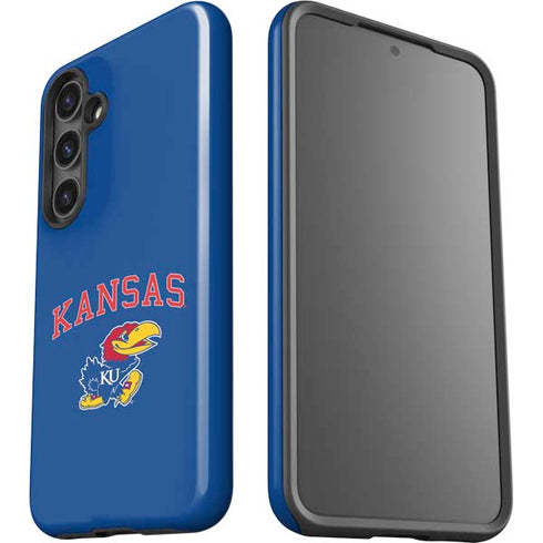 University of Kansas Collegiate Text Galaxy S24 Plus Impact Case