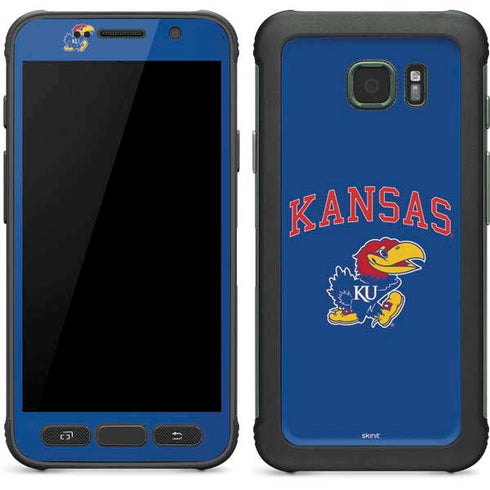 University of Kansas Collegiate Text Galaxy S7 Active Skin