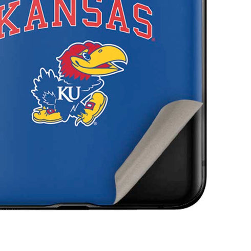 University of Kansas Collegiate Text Galaxy Z Flip Skin