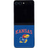 University of Kansas Collegiate Text Galaxy Z Flip5 5G Skin