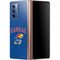 University of Kansas Collegiate Text Galaxy Z Fold2 5G Skin
