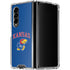 University of Kansas Collegiate Text Galaxy Z Fold4 5G Clear Case