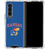 University of Kansas Collegiate Text Galaxy Z Fold4 5G Clear Case