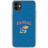 University of Kansas Collegiate Text iPhone 11 Clear Case