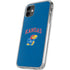 University of Kansas Collegiate Text iPhone 11 Clear Case