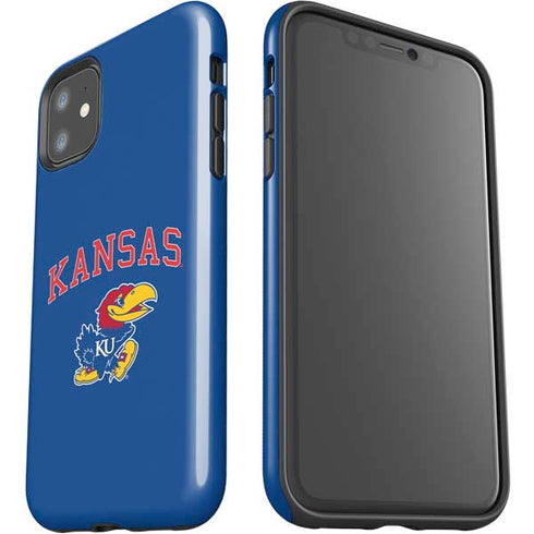 University of Kansas Collegiate Text iPhone 11 Impact Case