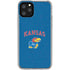 University of Kansas Collegiate Text iPhone 11 Pro Clear Case