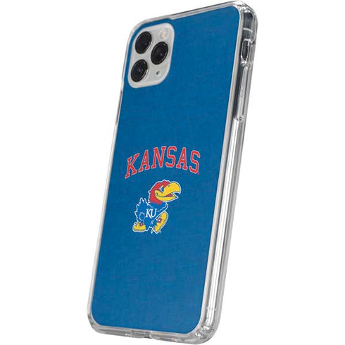 University of Kansas Collegiate Text iPhone 11 Pro Clear Case