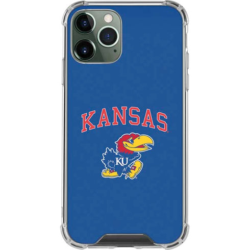 University of Kansas Collegiate Text iPhone 11 Pro Max Clear Case