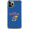 University of Kansas Collegiate Text iPhone 11 Pro Max Clear Case