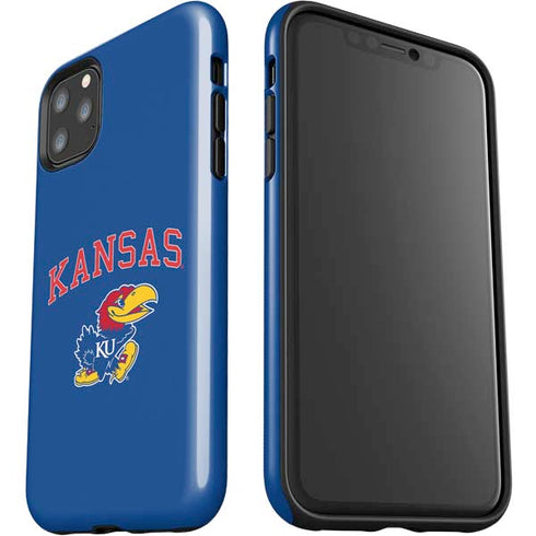 University of Kansas Collegiate Text iPhone 11 Pro Max Impact Case