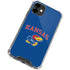 University of Kansas Collegiate Text iPhone 12 Clear Case