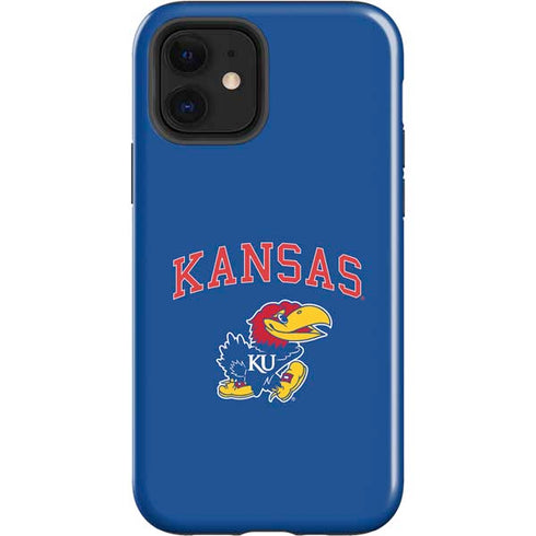 University of Kansas Collegiate Text iPhone 12 Impact Case
