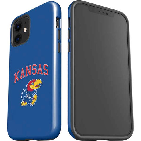 University of Kansas Collegiate Text iPhone 12 Impact Case