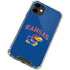 University of Kansas Collegiate Text iPhone 12 Mini Clear Case