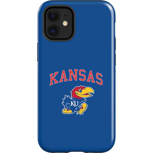 University of Kansas Collegiate Text iPhone 12 Mini Impact Case