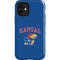 University of Kansas Collegiate Text iPhone 12 Mini Impact Case