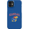 University of Kansas Collegiate Text iPhone 12 Mini Lite Case