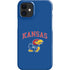 University of Kansas Collegiate Text iPhone 12 Mini Lite Case